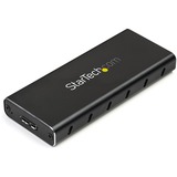 StarTech.com M.2 SSD Enclosure for M.2 SATA SSDs - USB 3.1 (10Gbps) with USB-C Cable - External Enclosure for USB-C Host - Aluminum - Turn your M.2 SATA drive into an ultra-fast, portable storage solution for a USB C enabled host including MacBook, Chromebook Pixel or Dell XPS - Portable hard drive enclosure for M.2 SATA SSDs - USB 3.1 external enclosure w/ USB C cable - Aluminum