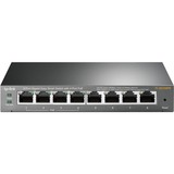 TP-Link 8-Port Gigabit Easy Smart Switch with 4-Port PoE - 8 Ports - Manageable - Gigabit Ethernet - 10/100/1000Base-T - 2 Layer Supported - 5.20 W Power Consumption - 55 W PoE Budget - Twisted Pair - PoE Ports - Desktop, Wall Mountable - 3 Year Limited W