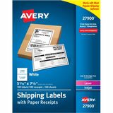 Avery%26reg%3B+Shipping+Labels+with+Receipt%2C+5-1%2F16%22+x+7-5%2F8%22+100+Count+%2827900%29