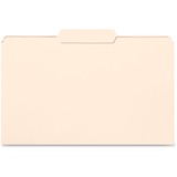 Business Source 1/3 Tab Cut Legal Recycled Top Tab File Folder - 8 1/2" x 14" - 3/4" Expansion - Manila - 10% Recycled - 100 / Box