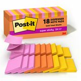 Post-it%26reg%3B+Super+Sticky+Dispenser+Notes+-+Energy+Boost+Color+Collection