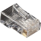 Black Box CAT5e Modular Plug - Unshielded, 10-Pack - 10 Pack - 1 x RJ-45 Network Male - TAA Compliant