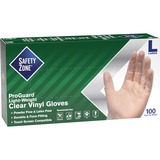 SZNGVP9LGHH - Safety Zone Powder Free Clear Vinyl Gloves
