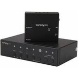 Image of StarTech.com Multi-Input HDBaseT Extender with Built-in Switch - DisplayPort VGA and HDMI Over CAT5 or CAT6 - Up to 4K - up to 230 ft