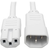 Tripp Lite by Eaton Power Cord C14 to C15 - Heavy-Duty 15A 250V 14 AWG 6 ft. (1.83 m) White