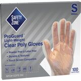 Safety+Zone+Clear+Powder+Free+Polyethylene+Gloves