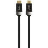 Belkin 6 foot High Speed HDMI - Ultra HD Cable 4k @60Hz HDMI 1.4 w/ Ethernet - 6.6 ft HDMI A/V Cable for Audio/Video Device - First End: HDMI 1.4 Digital Audio/Video - Male - Second End: HDMI 1.4 Digital Audio/Video - Male - Shielding - Black