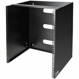 StarTech.com 12U 13.75 in Deep Wallmounting Bracket for Patch Panel - Wallmount Bracket - Wall mount equipment that is up to 13.75in deep for patch panels or network switches to your wall - 12U - Works with shallow rack-mount equipment like patch panels and network switches - Wall rack - Wall-mount rack - Network rack - Patch panel rack