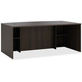 HON Rectangle Desk Shell - 72" x 42"29" Desk Shell, 72" x 42" Work Surface, 1" Edge - Square Edge - Finish: Espresso Laminate - Abrasion Resistant - For Office