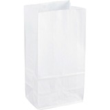 SPR99828 - Sparco White Kraft Paper Bags