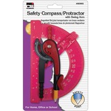 LEO80965ST - CLI Swing Arm Safety Compass/Protractor