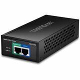 TRENDnet Gigabit Ultra PoE+ Injector, Supplies PoE (15.4W), PoE+(30W) Or Ultra PoE(60W), Network A PoE Device Up To 100m(328 ft), Supports IEEE 802.3af,802.at,Ultra PoE, Plug & Play, Black, TPE-117GI