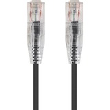 Monoprice SlimRun Cat6 28AWG UTP Ethernet Network Cable, 5ft Black
