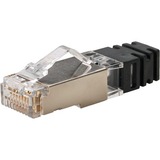 Panduit Network Connector - 1 x 8-pin RJ-45 Network Male - Clear, Transparent
