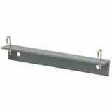Ortronics Shelf Bracket - 6 in - Black - Cable Routing - Black - Steel (P139240HB)