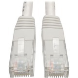 Tripp Lite by Eaton Cat6 Gigabit Molded (UTP) Ethernet Cable (RJ45 M/M) PoE White 3 ft. (0.91 m)