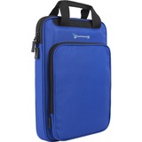 TechProducts360 Vertical Vault Carrying Case for 13" Notebook, Tablet - Blue