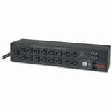 APC by Schneider Electric Rack PDU, Metered, 2U, 30A, 120V, (16) 5-20 - Metered - NEMA L5-30P - 16 x NEMA 5-20R - 100 V, 120 V - 12 ft Cord Length - 2U - Rack-mountable