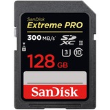SanDisk Extreme Pro 128 GB UHS-II SDXC - 300 MB/s Read - 260 MB/s Write - Lifetime Warranty