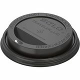 Solo+10-24+oz+PS+Plastic+Traveler+Dome+Cup+Lid+-+Black
