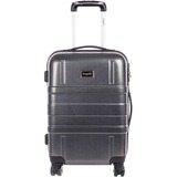 bugatti Travel/Luggage Case (Roller) Travel Essential - Black - Impact Absorbing - Checkpoint Friendly - Telescoping Handle, Handle - 20" (508 mm) Height x 10" (254 mm) Width x 14" (355.60 mm) Depth - 1 Each