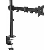 StarTech.com Desk Mount Monitor Arm 8kg VESA Displays - Articulating Single Monitor Pole Mount - Height Adjustable Arm - Clamp/Grommet - VESA 75x75/100x100mm heavy-duty desk mount monitor arm for single 27in (16:9) or 34in (21:9/ultrawide) display up to 8kg - Ergonomic articulating mount w/ screen tilt/swivel/360 rotation - Adjustable height on 450mm pole - Secure C-clamp/grommet