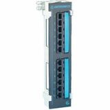 Ortronics Clarity 6 12-Port Category 6 Mini Patch Panel on 89 D Bracket - 10 in x 2.3 in - 12...