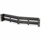 Ortronics TechChoice Angled Patch Panel Category 5e 48 Port - 48 Port(s) - 48 x RJ-45 - 2U High -...