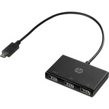 HP USB-C to USB-A Hub - USB Type C - External - 3 USB Port(s) - 1 USB 2.0 Port(s) - 2 USB 3.1 Port(s)