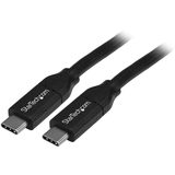 StarTech.com 4m 13 ft USB C Cable with Power Delivery (5A) - M/M - USB 2.0 - USB-IF Certified - USB 2.0 Type C Cable