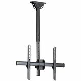 Image for StarTech.com Ceiling TV Mount - 1.8' to 3' Short Pole - 32 to 75' TVs with a weight capacity of up to 110 lb. (50 kg) - Telescopic pole can extend from 22' to 33.5' (560 to 910 mm) - Ceiling mount swivels +60 /-60 degrees to adjust to your ceiling - Swivel the display +180 /-180 degrees around the pole - Tilts