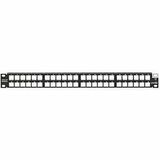 Leviton 4S255-D48 Patch Panels Leviton Quickport Blank Patch Panel - 48 Port(s) - 1u High - Black - 19" Wide - Rack-mountable 4s255 4s255d48 078477716595