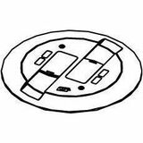 Legrand RC9CMDTCGY Cable Management Rc9amd Communications Poke-thru Device Finish Flange And Slide Holder Assembly 786564006619