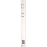 Wiremold 25DTP Series 15' Tele-Power Pole, Ivory