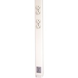 Wiremold 25DTP Series 10' Tele-Power Pole, Ivory