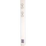 Wiremold 25DTP Series 12' Tele-Power Pole, Ivory