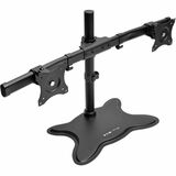 Tripp Lite Dual-Monitor Desktop Mount Stand for 13" to 27" Flat-Screen Displays - Up to 27" Screen Support - 23.59 kg Load Capacity - 46" (1168.40 mm) Height x 80.50" (2044.70 mm) Width x 25.40" (645.16 mm) Depth - Desktop - Steel - Black