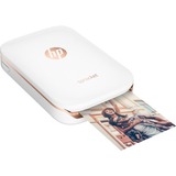 HP Sprocket Zero Ink Printer - Color - Photo Print - Portable - White