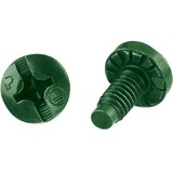 Panduit Four Pack, Green, Thread-forming Bonding Screw, #10-32 X 1/2"