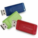 32GB Store 'n' Go&reg; USB Flash Drive - 3pk - Red, Green, Blue - 32GB - 3pk - Red, Blue, Green