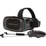 ReTrak Utopia 360&deg; VR Headset + Bluetooth Controller/Earbuds and Micro USB Charge Cable