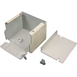 Wiremold 3000 Entrance End Fitting - End Fitting - Ivory - Steel (V3010C)