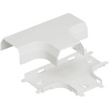 Panduit T45TWH Cable Management T-45 Tee Fitting, White 074983773732