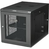 StarTech.com 12U 19" Wall Mount Network Cabinet - 24" Deep Hinged Vented Server Room Enclosure Locking Flexible IT Equipment Rack w/Shelf - 12U 19" wall mount network cabinet - switch depth rack enclosure- 180° hinged design - Lockable access to front rear & sides w/ 200 lb. weight cap 24" mounting depth - Pre-assembled - Includes 50 cage nuts/bolts a shelf hook-and-loop & four keys
