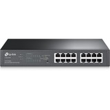 TP-Link 16-Port Gigabit Easy Smart PoE Switch with 8-Port PoE+ - 16 Ports - Manageable - Gigabit Ethernet - 10/100/1000Base-T - 2 Layer Supported - 14.70 W Power Consumption - 110 W PoE Budget - Twisted Pair - PoE Ports - 1U High - Rack-mountable, Desktop