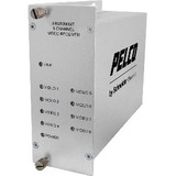 Pelco FRV80M1ST Video Extender Receiver - 8 Output Device - 9842.52 ft Range - 8 x ST Ports -...