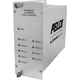 Pelco FRV80S1ST Video Extender Receiver - 157480.31 ft Range - 1 x ST Ports - Optical Fiber,...