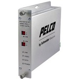 Pelco FTV10D1S1FC Video Extender Transmitter - 1 Input Device - 226377.95 ft Range - Optical Fiber,...