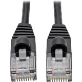 Tripp Lite by Eaton Gigabit N261-S01-BK Cat.6a UTP Patch Network Cable - 1 ft (0.30 m) Category 6a Network Cable for PC, Server, Router, Printer, Patch Panel, Switch, Network Device - First End: 1 x RJ-45 Network - Male - Second End: 1 x RJ-45 Network - Male - 10 Gbit/s - Patch Cable - 28 AWG - Black