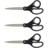 Sparco Straight Scissors w/Rubber Grip Handle